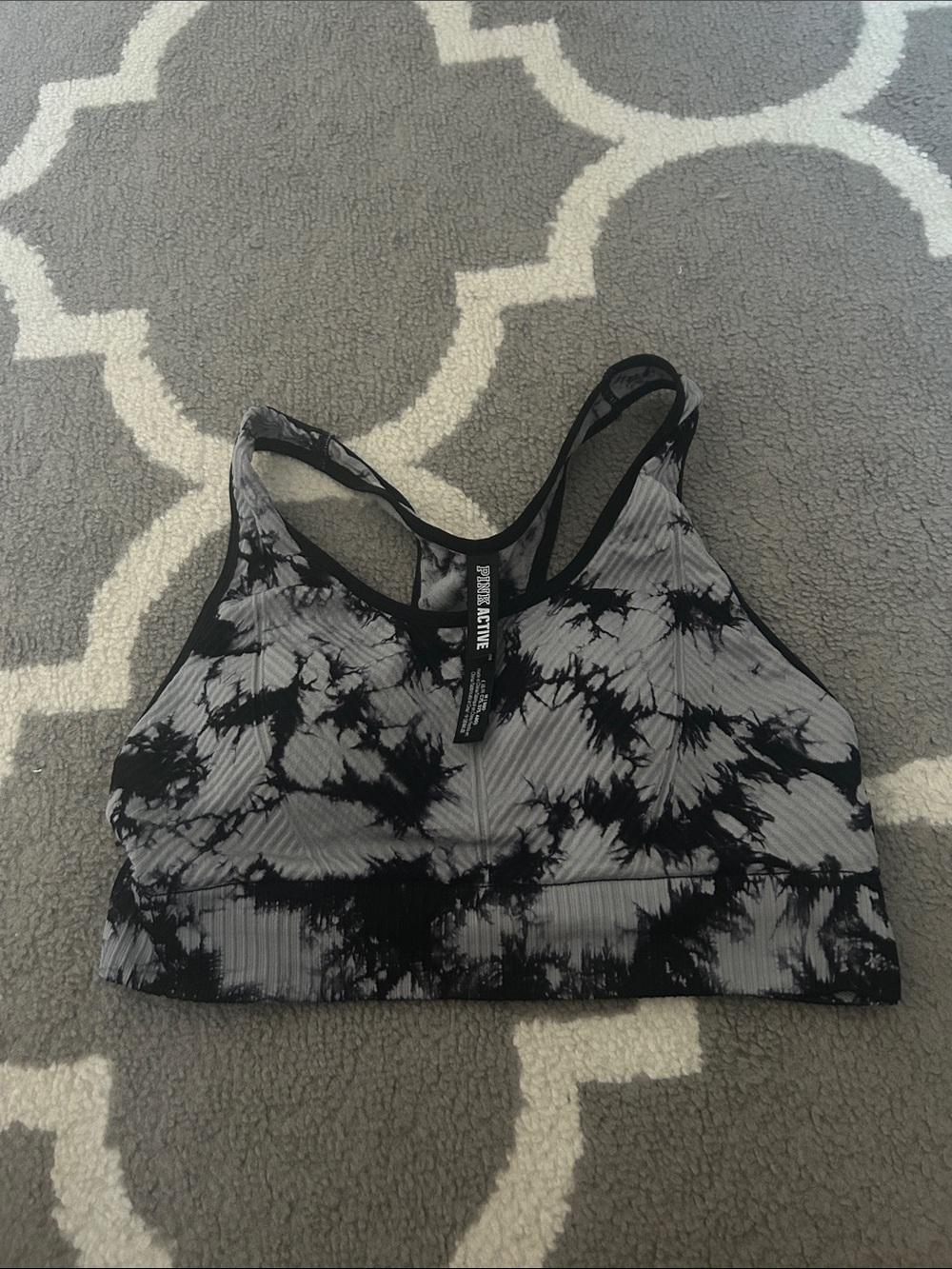 Pink Athletic Sports Bra